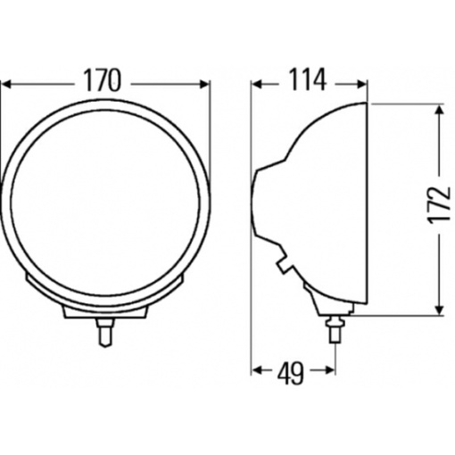 Papildlukturi Ref. 17,5 Luminator Compact Metal