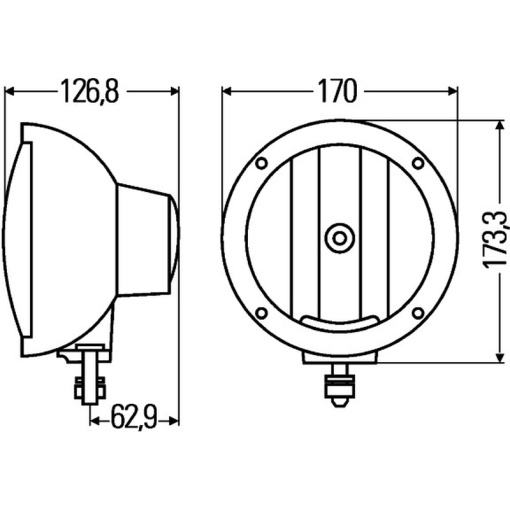 Papildlukturi Ref. 37,5 Luminator Compact Xenon 12V