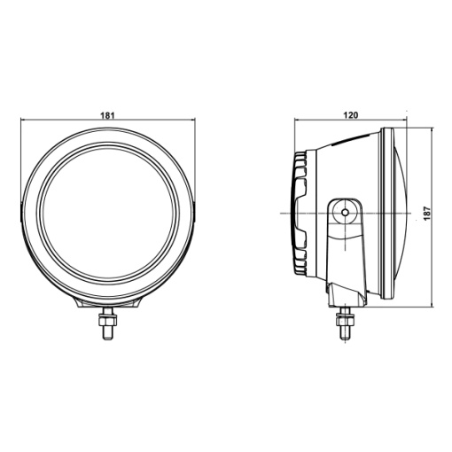 Papildlukturi Ref. 45 Luminator Compact LED, 12-24V