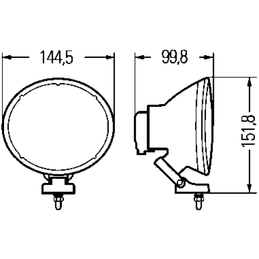 Papildlukturi Ref. 37,5 HELLA Comet 200 Xenon 12V D2S