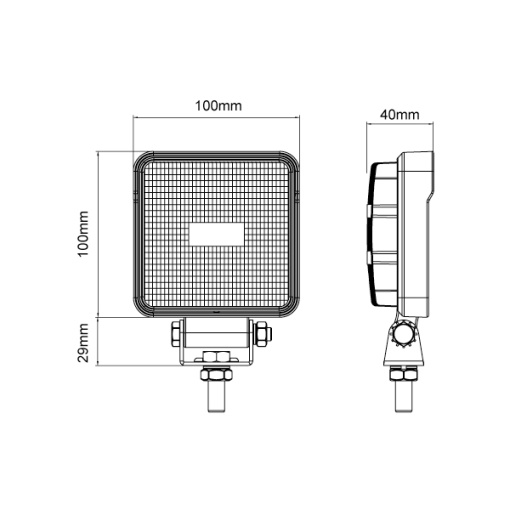 Lukturi darba Hella ValueFit LED S800