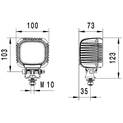 Lukturi darba Hella ValueFit LED 3000lm