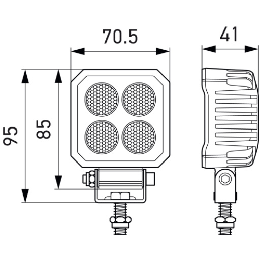 Lukturi darba Hella ValueFit LED 1700lm