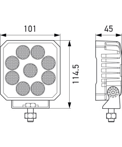 Lukturi darba Hella ValueFit LED 3000lm