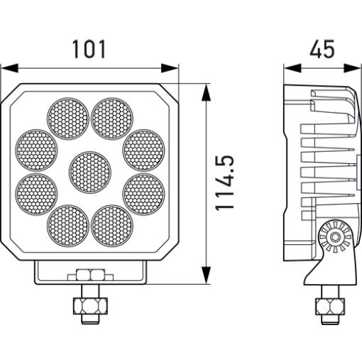 Lukturi darba Hella ValueFit LED 3000lm