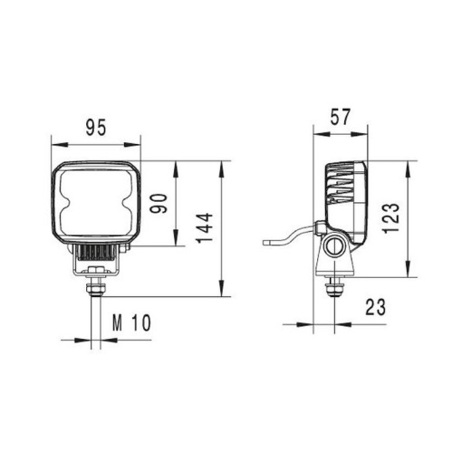 Lukturi, darba Hella Q90 Compact LED 15W