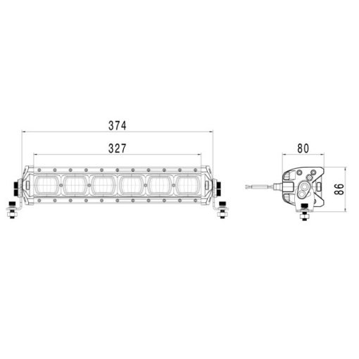 Lukturi darba Hella ValueFit LBX-380 LED