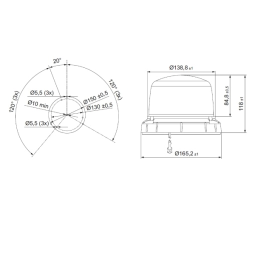 Bākuguns Hella Rota LED C F