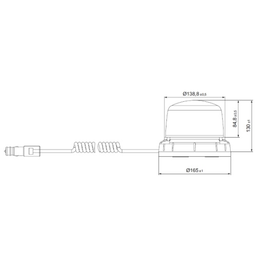 Bākuguns Hella RotaLED Compact magnēts