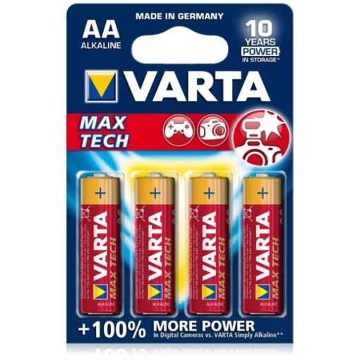 Baterijas VARTA Max Tech LR6 AA 1,5V