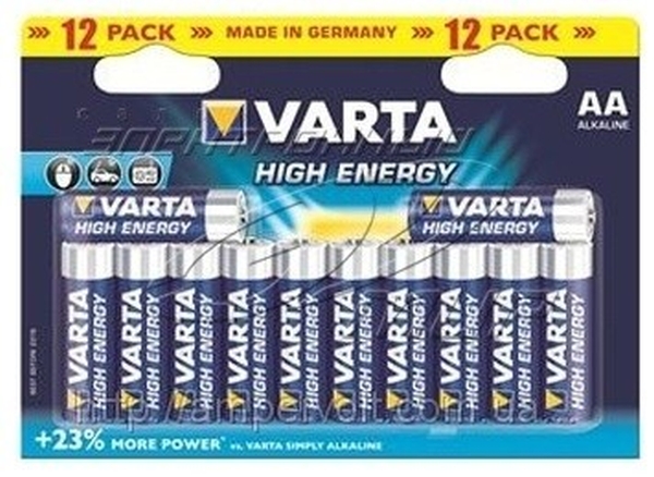 Baterijas VARTA AA 1,5V 12 gab.