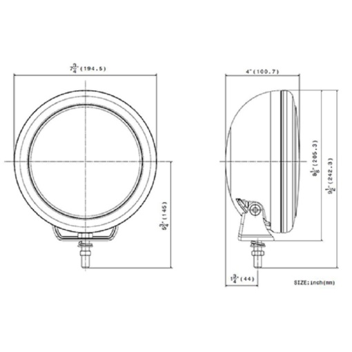 Papildlukturi, tālā gaisma CIBIE Oscar LED 194mm