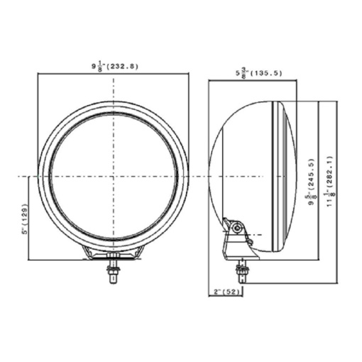 Papildlukturi, tālā gaisma CIBIE Super Oscar LED 233mm