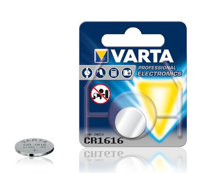 Baterijas VARTA CR1616 3V 16x1,6 mm