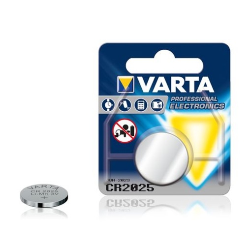 Baterijas VARTA CR2025 3V 20x2,5 mm