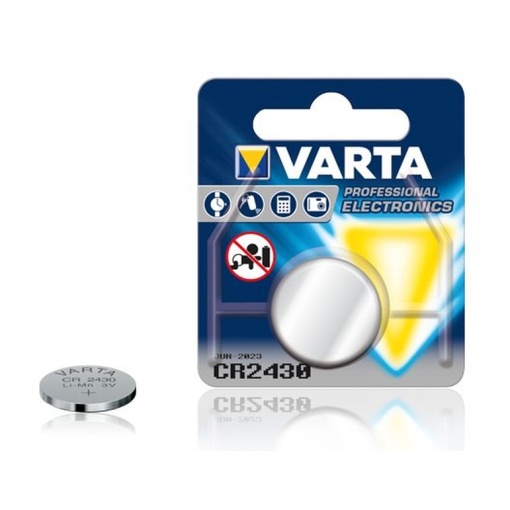 Baterijas VARTA CR2430 3V 24,5x3 mm