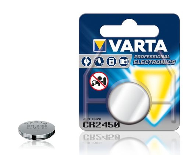 Baterijas VARTA CR2450 3V 24,5x5 mm