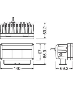 OSRAM LED LIGHTBAR OSRAM LED MX140-SP, 12/24V, 30W, 6000K, IP67