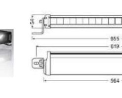 Papildlukturi tālā gaisma LEDriving® LIGHTBAR FX500-CB SM 12/24V