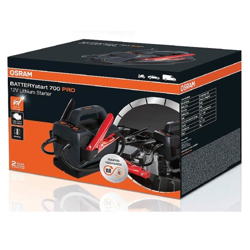 Startēšanas palīgierīce OSRAM BATTERYstart PRO 700 1500A 78.6Wh