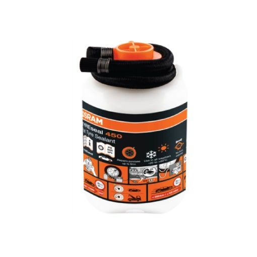 Kompresori OSRAM TYREseal 450 – Flat Tyre Sealant, 450ml