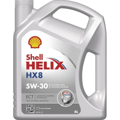 Motora eļļa SHELL Helix HX8 ECT 5W-30 (OEMs) 5L