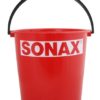 Tīrīšanas līdzekļi (lupatas) SONAX plastmasas spainis 10L, sarkans