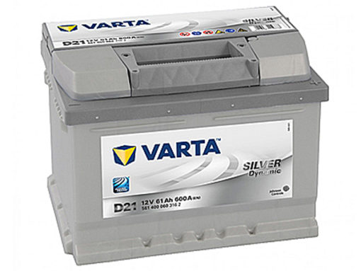 Akumulators VARTA 61Ah 600A 242*175*175 -+ Silv