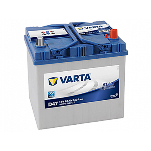 Akumulators VARTA 60Ah 540A 232*173*225 -+ Blue