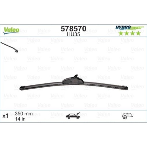 Slotiņa logu tīrītājs VALEO  35cm