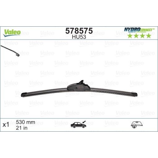 Slotiņa logu tīrītājs VALEO  53cm