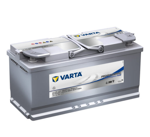 Akumulators VARTA AGM 105Ah 950A 394*175*190 - +