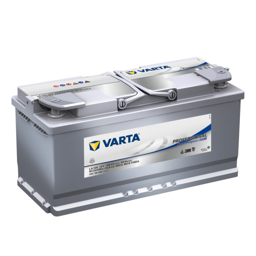 Akumulators VARTA AGM 105Ah 950A 394*175*190 - +