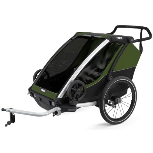 Bērnu rati Thule Chariot Cab2 CypresGreen