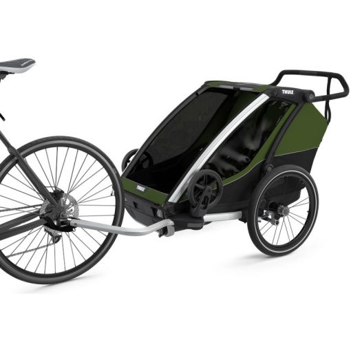 Bērnu rati Thule Chariot Cab2 CypresGreen