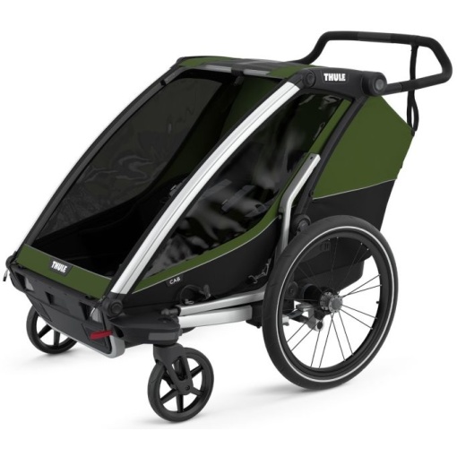 Bērnu rati Thule Chariot Cab2 CypresGreen