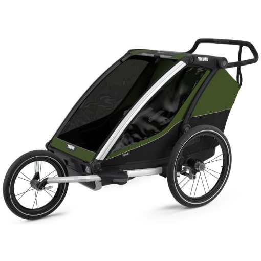 Bērnu rati Thule Chariot Cab2 CypresGreen