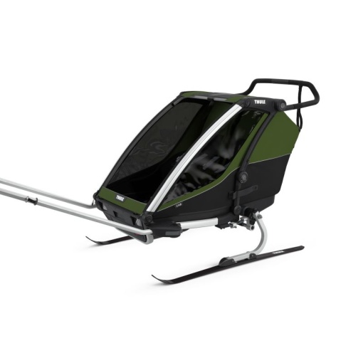 Bērnu rati Thule Chariot Cab2 CypresGreen