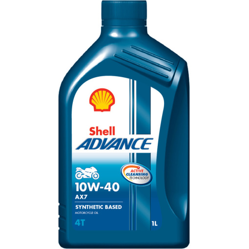 Motora eļļa SHELL Advance 4T AX7 10W-40 1L