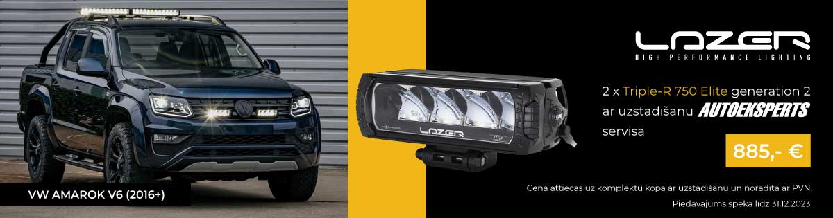 Lazer kit VW Amarok 2016+ uzstādīšana Autoeksperts servisā