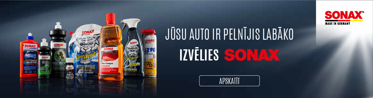 Sonax auto kopšanas līdzekļi