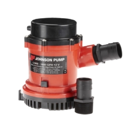 Bilžu sūknis Johnson Pump 24V L1600 100l/m, 1.1/8 izeja