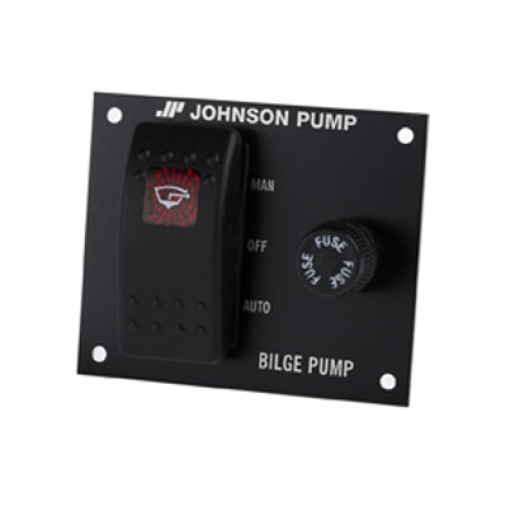 Johnson Pump vadības slēdzis 3 pozīcijas Manuālā/ Automātiskā vadība 12V