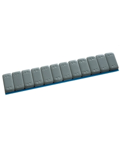 EFFEKT līmējamie atsvariņi 12x10g sloksne 120g pelēka 50gb iepakoj.zila lente