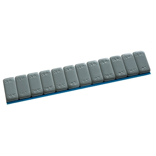 EFFEKT līmējamie atsvariņi 12x10g sloksne 120g pelēka 50gb iepakoj.zila lente