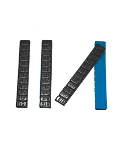 EFFEKT līmējamie atsvariņi 12x5g sloksne 60g melnia 100gb iepakoj. zila lente