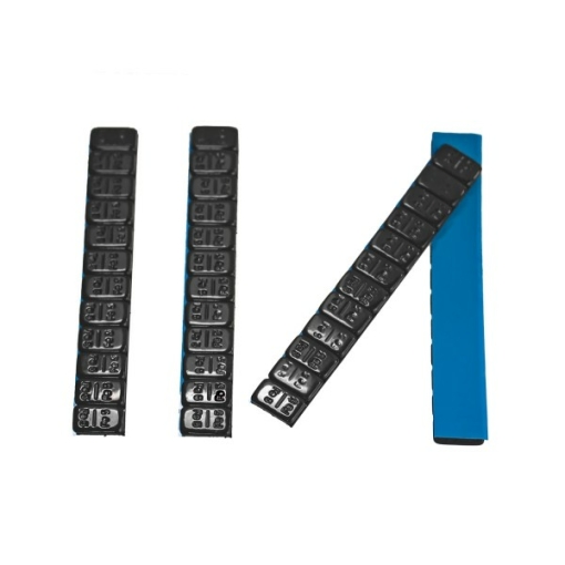 EFFEKT līmējamie atsvariņi 12x5g sloksne 60g melnia 100gb iepakoj. zila lente