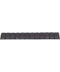 EFFEKT līmējamie atsvariņi 12x5g, sloksne 60g, titāna, zilā lente, 100 gab