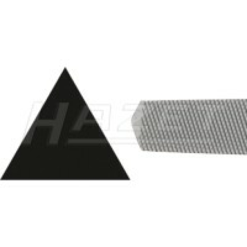 HAZET instrumenti Trīsstūra formas metāla vīle (2 griezumu), 200mm - Image 2