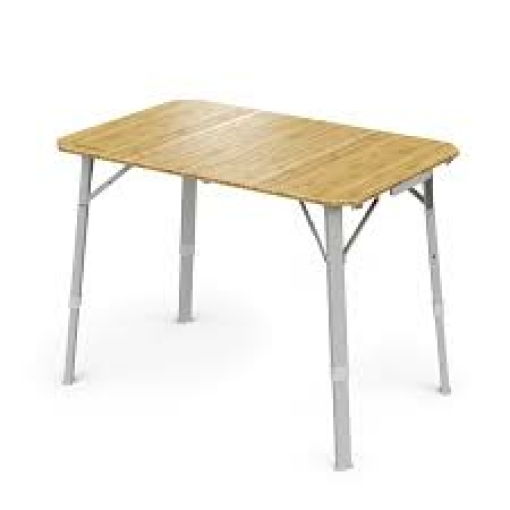 Kemperu aprīkojums DOMETIC COMPACT CAMP TABLE- BAMBOO EFFECT
